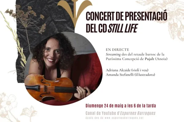 Mira el concert en streaming de la violinista Adriana Alcaide